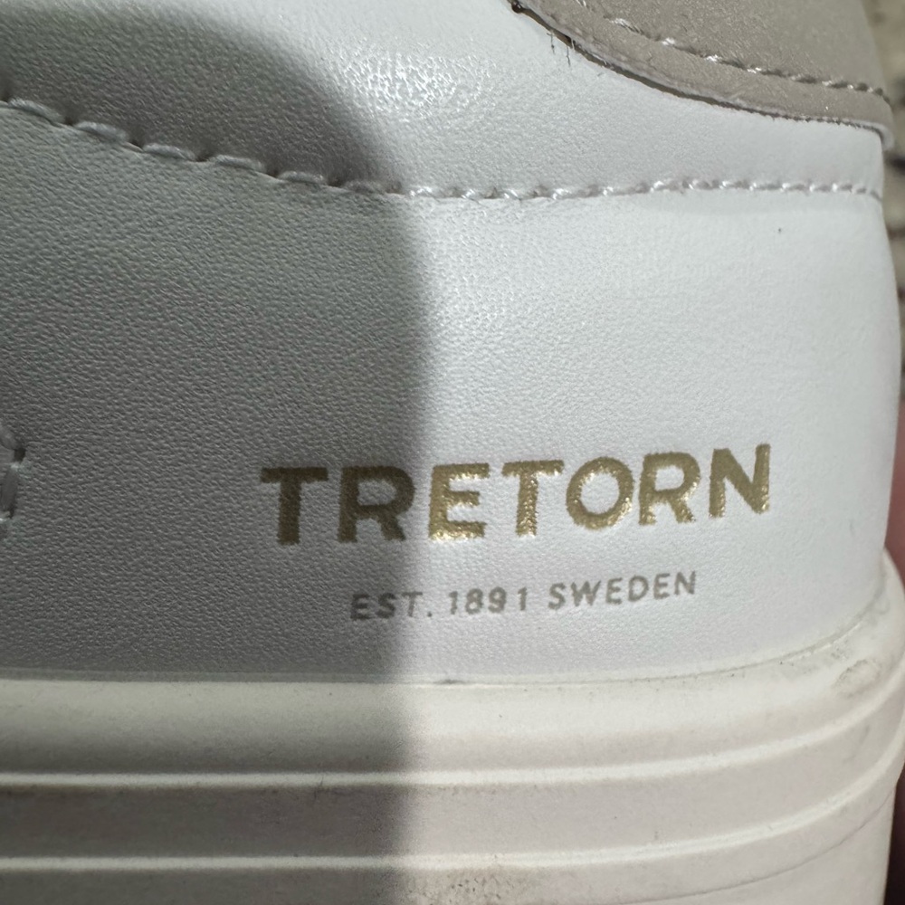 Tretorn White and Beige Sneakers size 9 - Picture 5 of 7